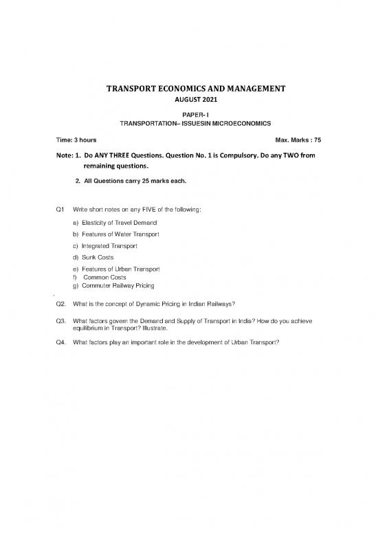 picture Transport Economics Pdf 128261 | Tem Qp 2021