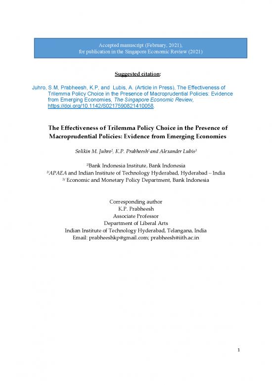 picture1_The Effectiveness Of Trilemma Policy Mix 2021