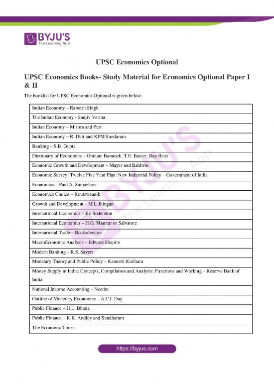 picture Macroeconomic Analysis Pdf 128160 | Upsc Economics Optional Booklist