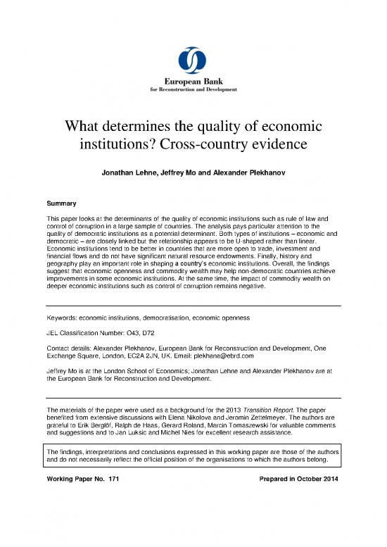 picture_What Determines The Quality Of Economic Institutions