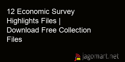 picture 12 Economic Survey Highlights Files | Download Free Collection Files