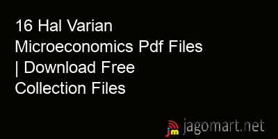 picture 16 Hal Varian Microeconomics Pdf Files | Download Free Collection Files