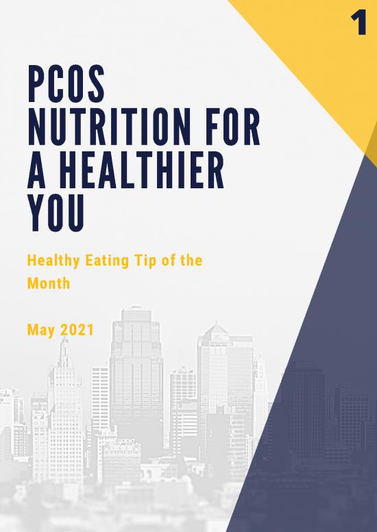 picture Nutrition Pdf 131362 | 0521 Pcosnutrition