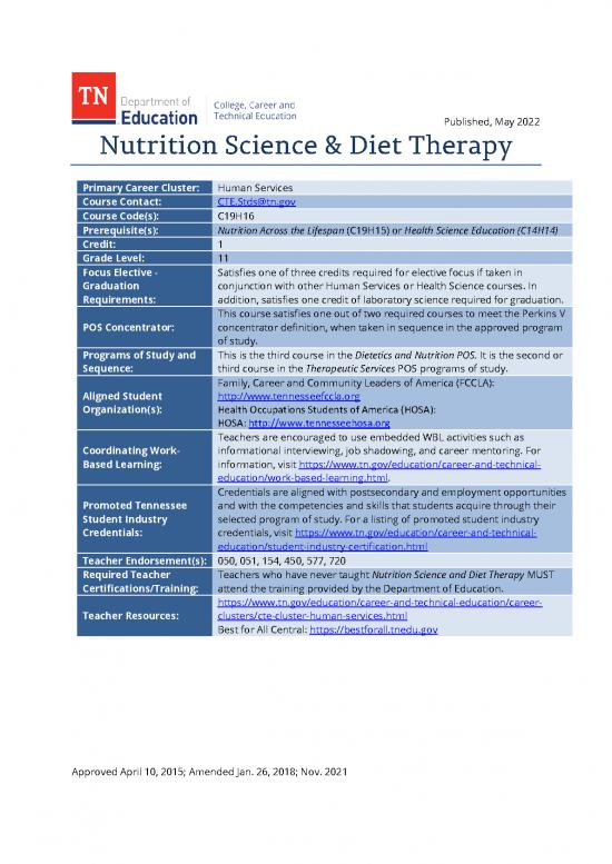 picture1_Nutrition Pdf 131429 | 10 29 21 Iv E Cte Course Standards   Attach 54 Nutrition Science Diet Clean