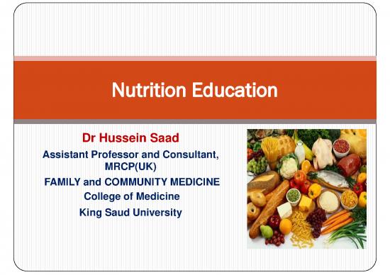picture1_Community Nutrition Pdf 132668 | 1 Nutrition Education