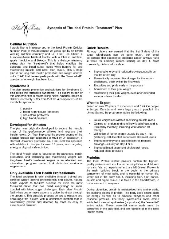 picture1_Nutrition Pdf 131542 | 5a56830e43b84 Synopsis Ideal Protein