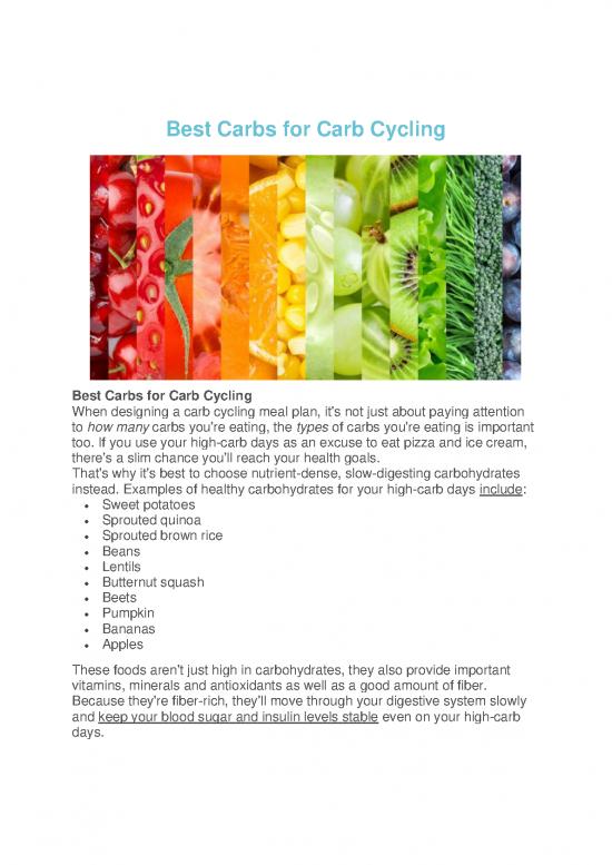 picture Carb Cycling Meal Plan Pdf 131135 | Best Carbs For Carb Cycling