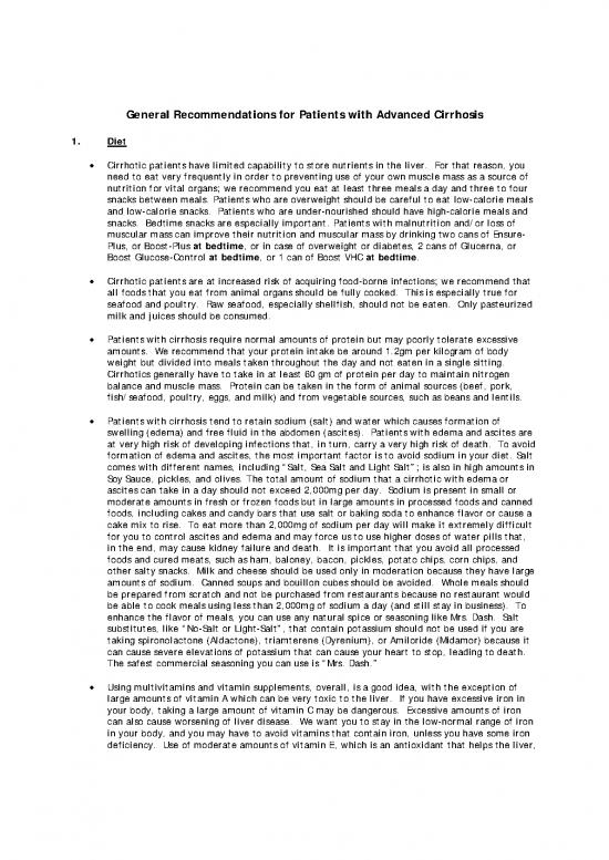 picture Diet Therapy Pdf 132059 | Cirrhosis Recommendations