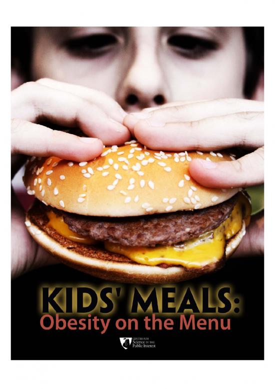 picture Nutrition Pdf 131625 | Cspi Kids Meals 2013