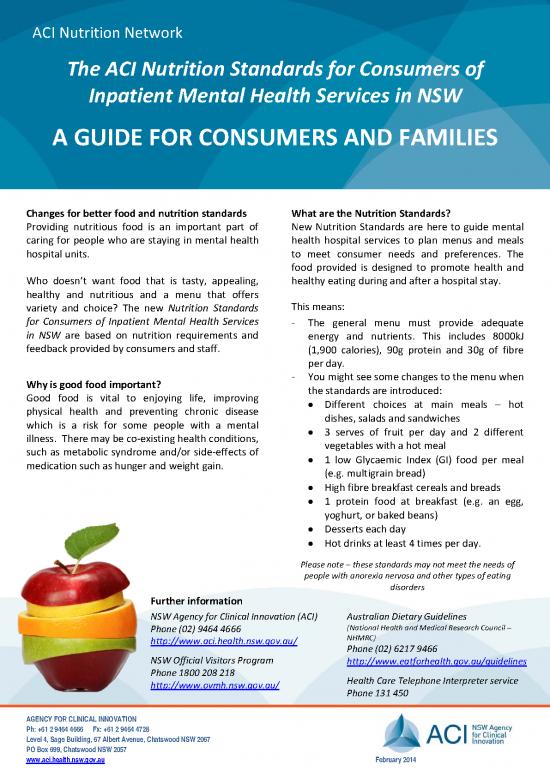 picture1_Nutrition Guide Pdf 132428 | Factsheet For Nutrition Standards And Mental Health English