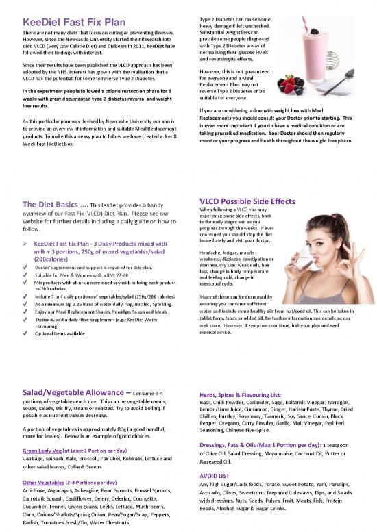 picture Diet Plan For Weight Loss Pdf 131426 | Fast Fix Diet Plan