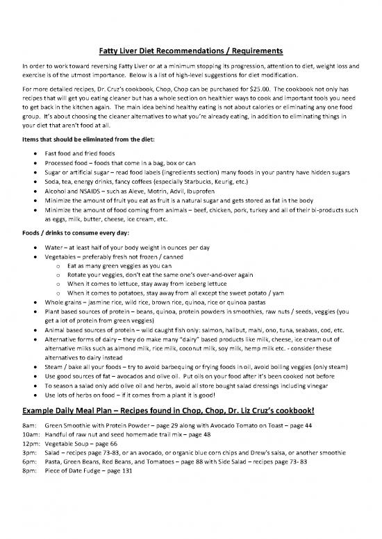 picture Food Calories List Pdf 131118 | Fatty Liver Diet Recommendations English