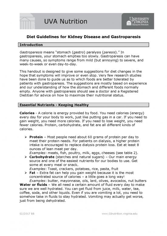 picture Diet Therapy Pdf 132080 | Gastroparesi Long Ckd 2 28 17