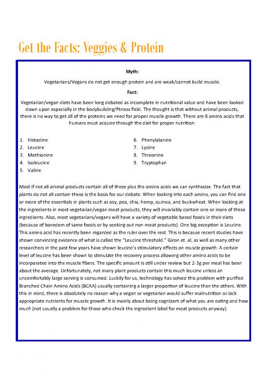 picture1_Diet Therapy Pdf 132102 | Get The Facts Veggies  Protein   V1i12 November 11 2016