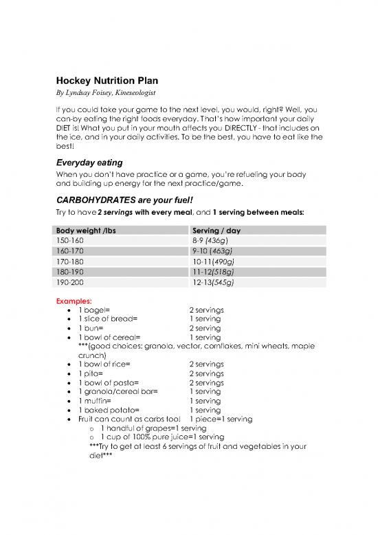 picture1_Nutrition Pdf 131093 | Hockey Nutrition Plan
