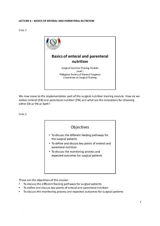picture1_Parenteral Nutrition Pdf 132527 | Lect06 Basics En Pn Surg