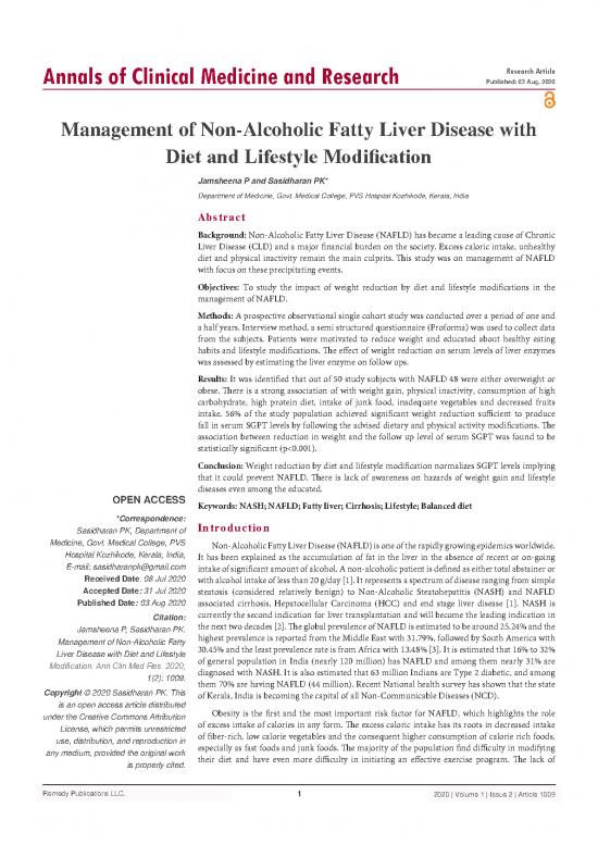 picture Diet Therapy Pdf 131411 | Management Of Non Alcoholic Fatty Liver Disease With Diet And Lifestyle 6149
