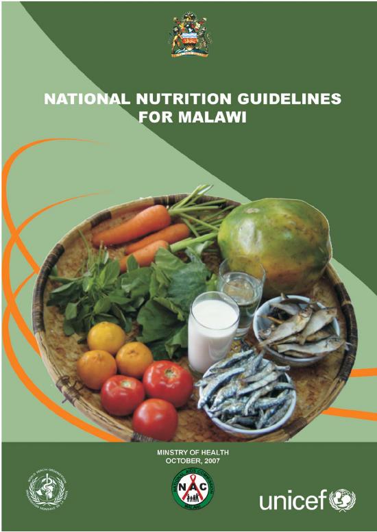 picture Nutrition Pdf 131726 | National Nutrition Guidelines For Malawi