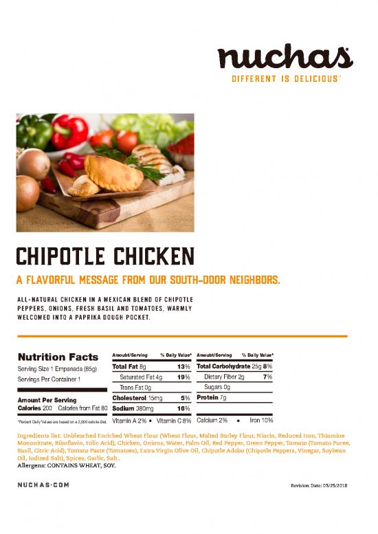 picture_Nutrition Pdf 131104 | Nuchas Chipotle Chicken Nutrition Facts