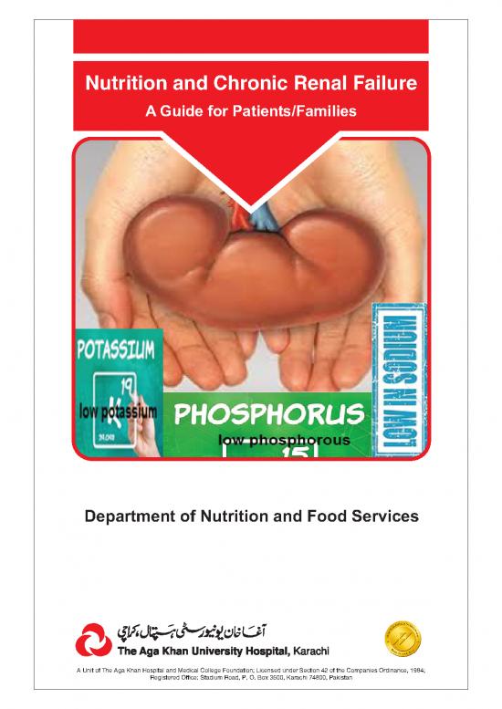 picture Renal Diet Pdf 131963 | Nutrition And Chronic Renal Failure (english) 2018