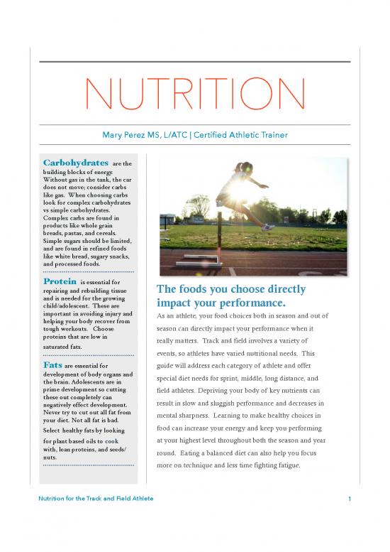 picture1_Nutrition Pdf 131358 | Nutrition For Track And Field