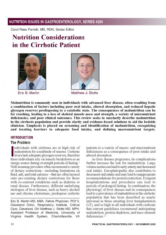 picture Food Nutrition Pdf 132082 | Nutrition In Cirrhosis