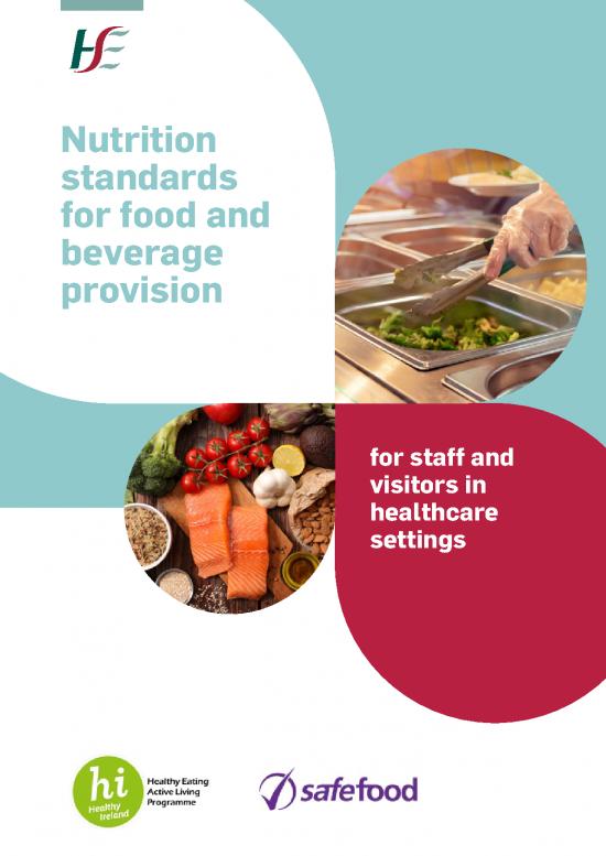 picture Nutrition Pdf 131337 | Nutrition Standards For Food And Beverage Provision For Staff And Visitors In Healthcare Settings