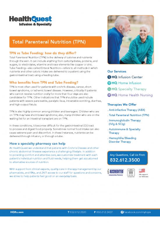 picture Total Parenteral Nutrition Pdf 131966 | Onepageprogram Tpn