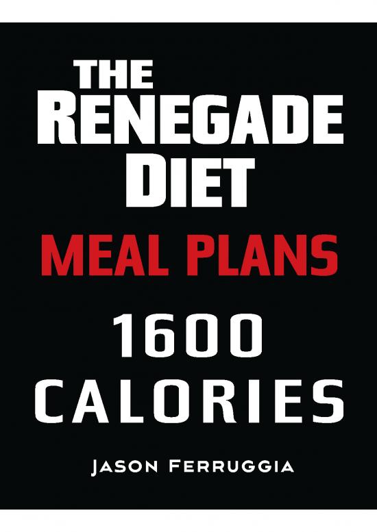 picture_Diet Therapy Pdf 131530 | Renegadedietmealplan1600