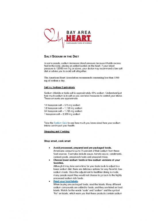 picture_Diet Therapy Pdf 132462 | Salt Or Sodium In Diet