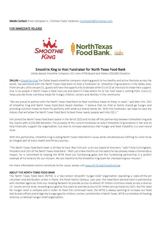 picture1_Smoothie King To Partner With North Texas Food Bank 1 21 Final 1