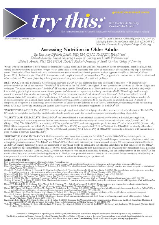 picture1_Geriatric Nutrition Pdf 132630 | Try This General Assessment 9