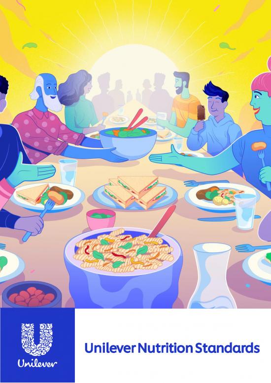 picture_Nutrition Pdf 131442 | Unilever Nutrition Standards Booklet