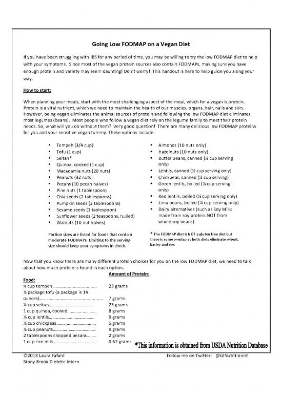 picture1_Diet Therapy Pdf 131715 | Vegan Menu Planning Low Fodmap