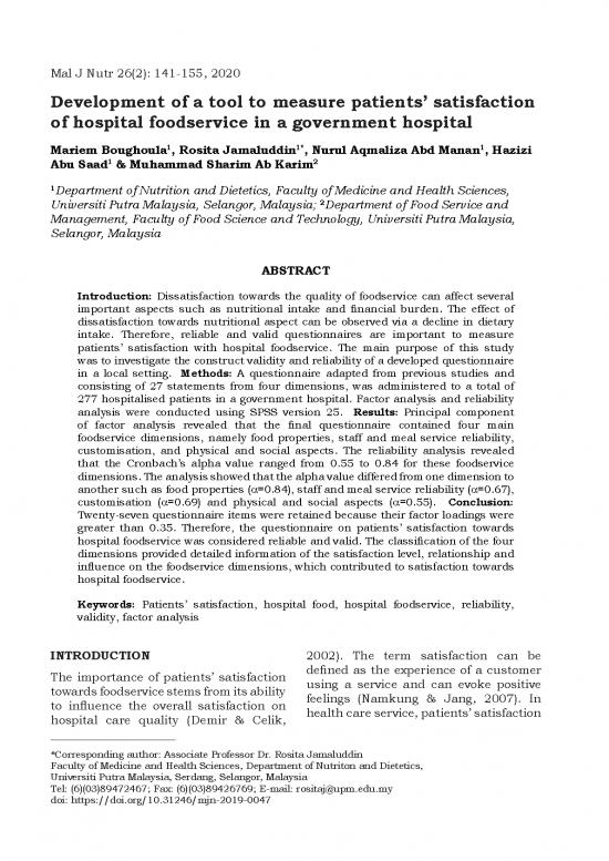 picture Nutrition Questionnaire Pdf 132747 | Vol 26(2)  Mj0047 Mariem Boughoula (online First)