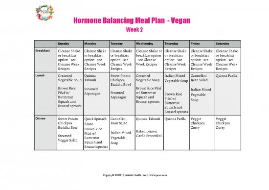 picture_Week 2 Meal Plan Vegan
