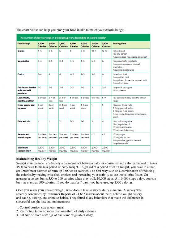 Calories Pdf 131927 Basal Metabolic Rate Eating Plan