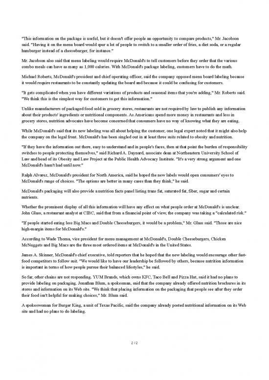 Nutrition Pdf 131255 Mcdonaldskcal