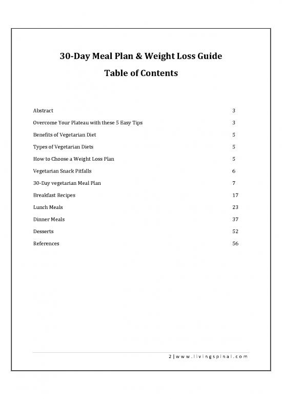 Diet Plan For Weight Loss Pdf 131169 Vegetarian Meal Plan Guide