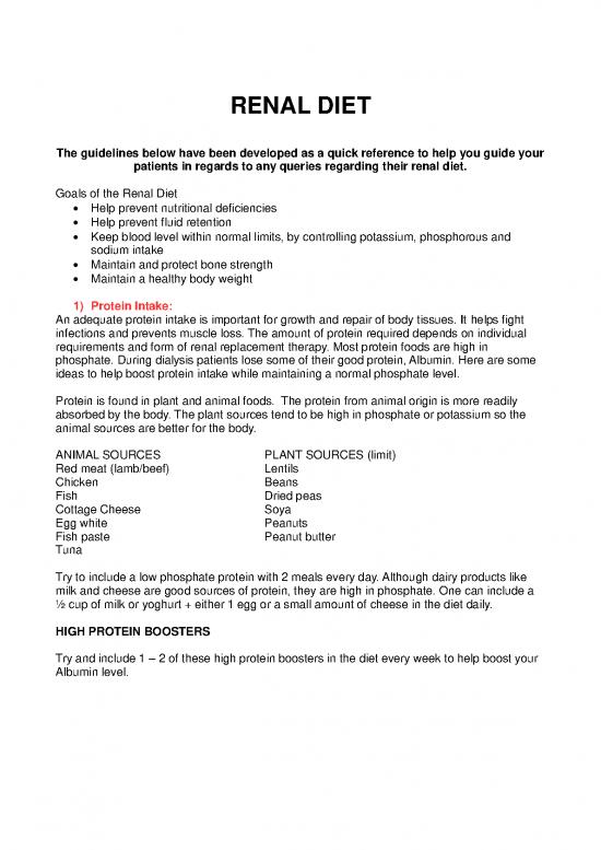 picture Diet For Dialysis Patients Pdf 134108 | 11 Diet Reference Guide
