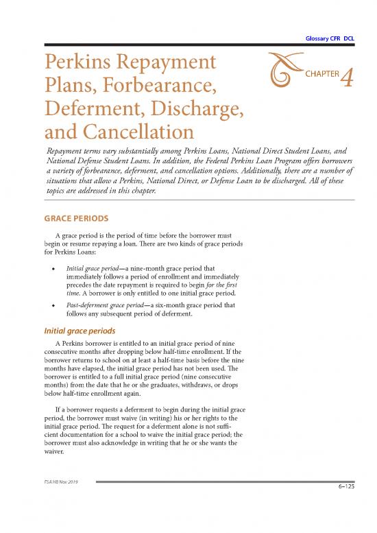 picture_2019 2020 Chapter 4   Perkins Repayment Plans, Forbearance, Deferment, Discharge, And Cancellation