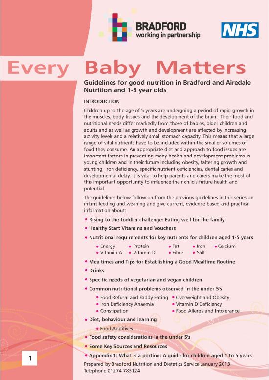 picture1_Diet Therapy Pdf 133282 | 7 Nutrition Guidelines 1 To 5 Years