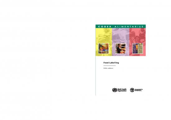picture Food Labelling Pdf 133580 | A1390e