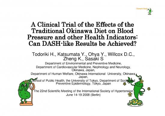 picture_Diet Therapy Pdf 134236 | A Clinical Trial Of The Effects Of The Traditional Okinawa Diet On Blood Pressure And Other Health Indicators