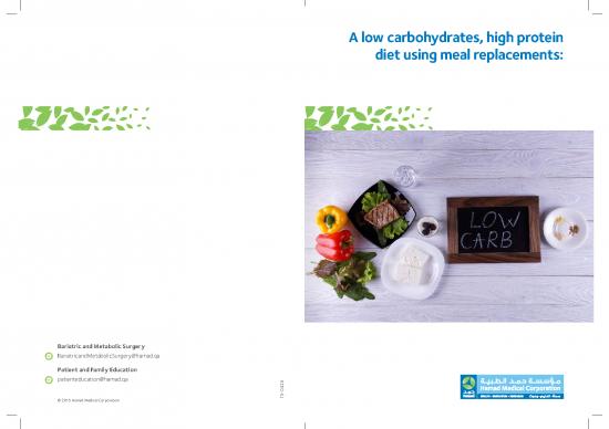 picture1_Nutrition Education Pdf 133690 | A Low Carbohydrates High Protein Diet Using Meal Replacements