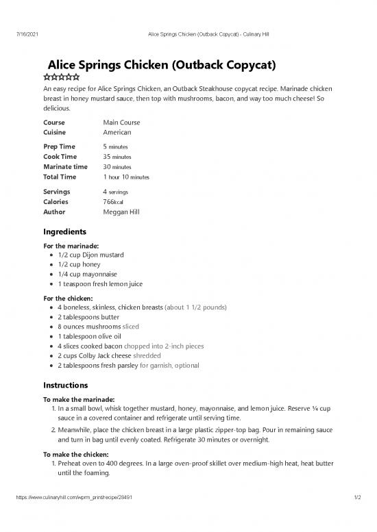 picture1_Calories Pdf 133358 | Alice Springs Chicken