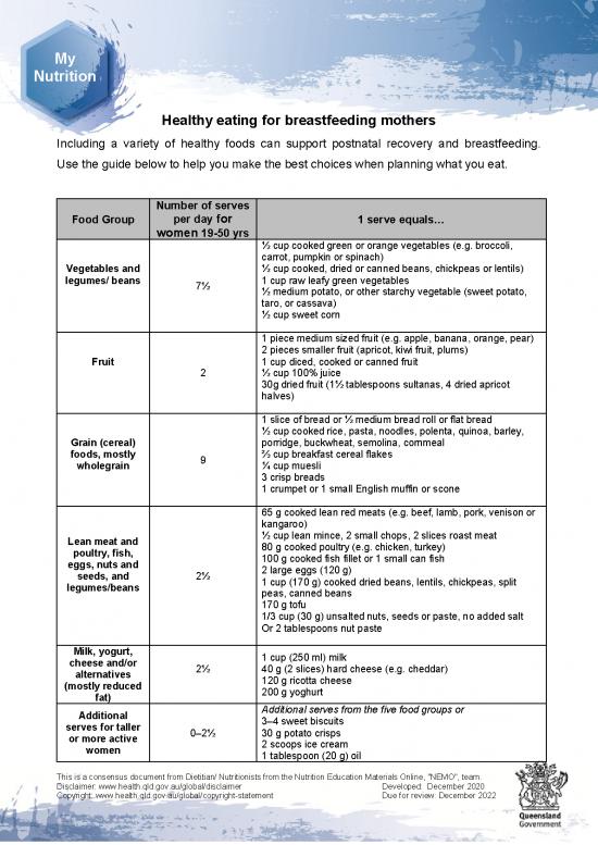 picture Nutrition Guide Pdf 133722 | Antenatal Brstfd