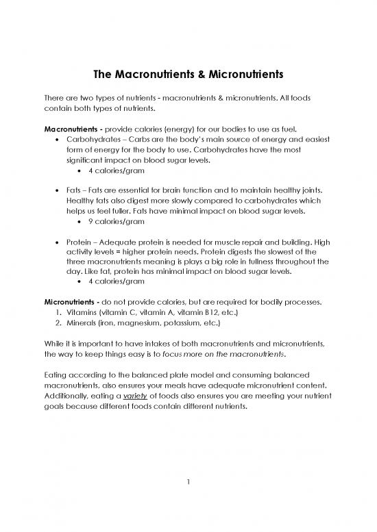 picture1_Calories Pdf 135275 | Balancing Macronutrients