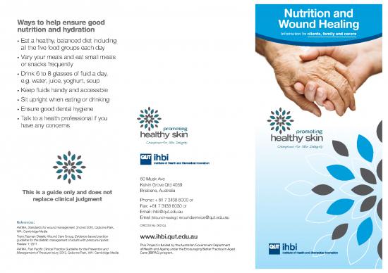 picture Nutrition Guide Pdf 134493 | Brochure Clients Family Carers Nutrition Wound Healing