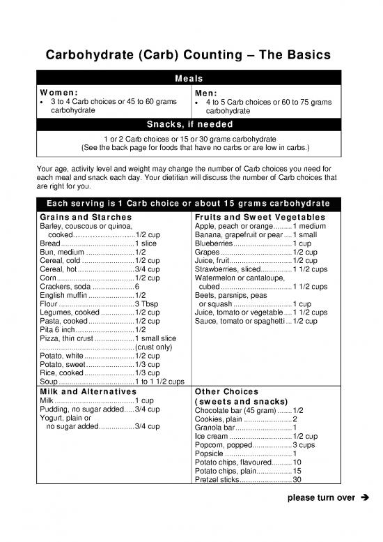picture1_Carb Counting Pdf 133691 | Carbohydratecountingbasicguide Trh